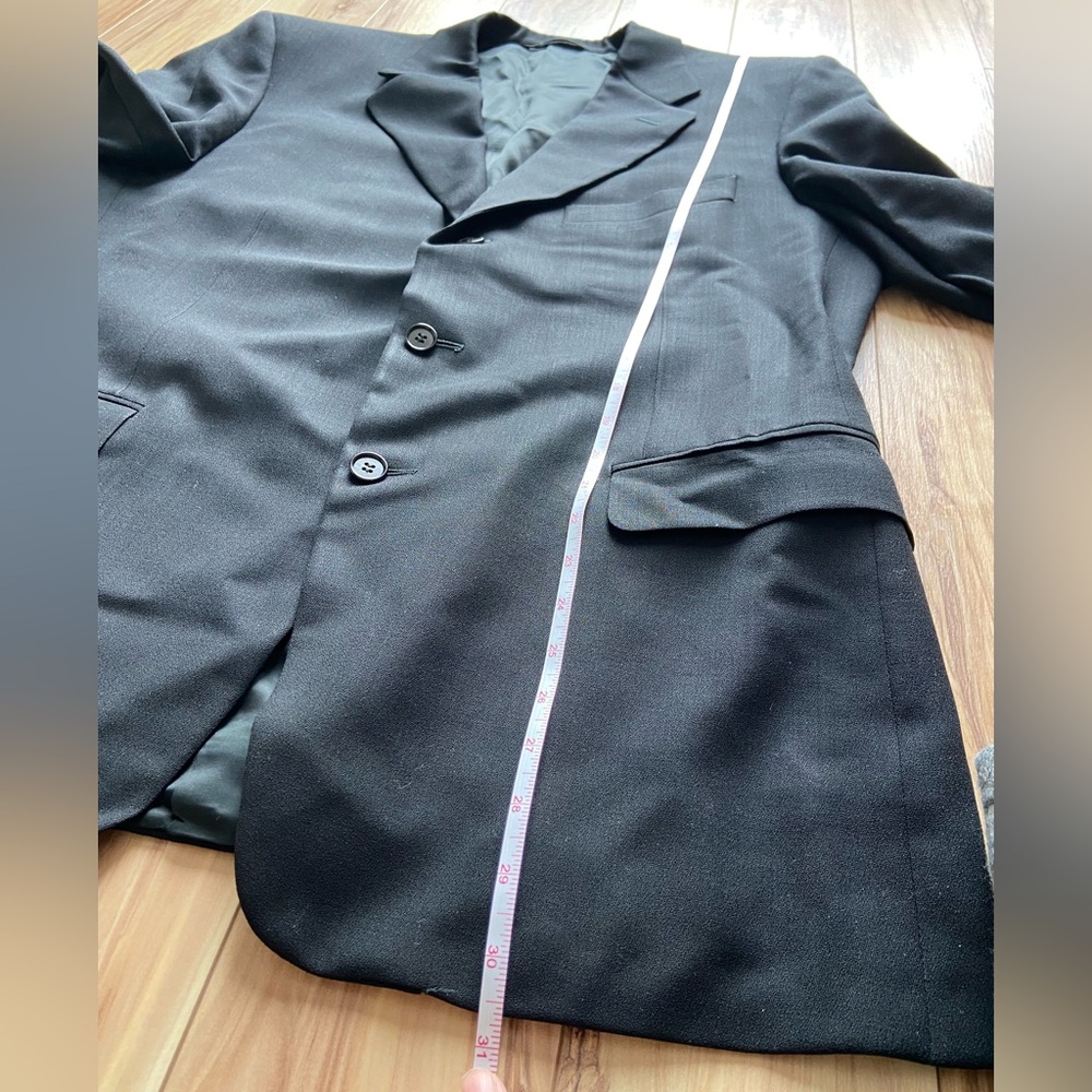 Canali Vintage Classic Black Men's Blazer - Picture 9 of 9